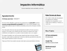 Tablet Screenshot of impactro.com.br